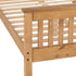 Monaco 5FT Bed High Foot End - Distressed Waxed Pine